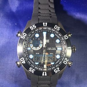 Croton CX2 Digital Analog Chronograph Sport Mens